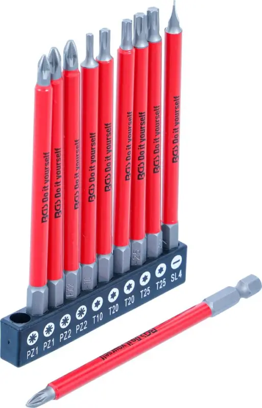 Speciale Aanbieding BGS Do It Yourself 20812 Antislip-bitset magnetisch 110 mm 10-delig