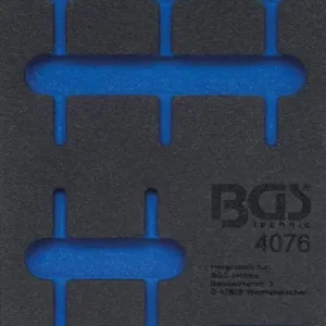 BGS 4076-1 Gereedschapmodule 1/3 leeg voor BGS 4076 Nieuw Model