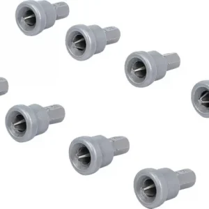 BGS Do It Yourself 50408 Bitset met dieptestop voor gipskartonplaten aandrijfbuitenzeskant 6,3 mm (1/4") kruisgleuf PH2 10-delig Populair