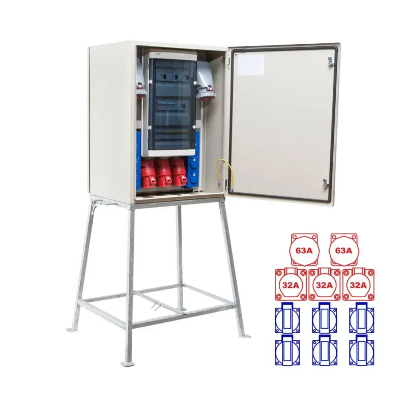Actieprijs Keraf 119843 kWh-meterkast 80A 2x63/5 2x32/5 6xSchuKo C