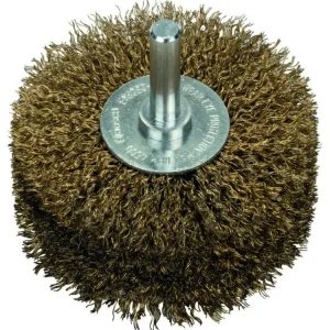 Bosch Blauw Accessoires 2608622130 Schijfborstel 80 mm gegolfd 6 mm schacht Messing Populair
