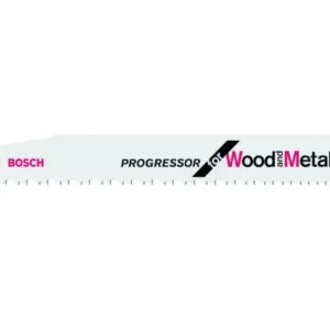 Aanbieding Bosch Blauw Accessoires 2608654418 S3456XF Reciprozaagblad Progressor for Wood and Metal 200 mm 100 stuks