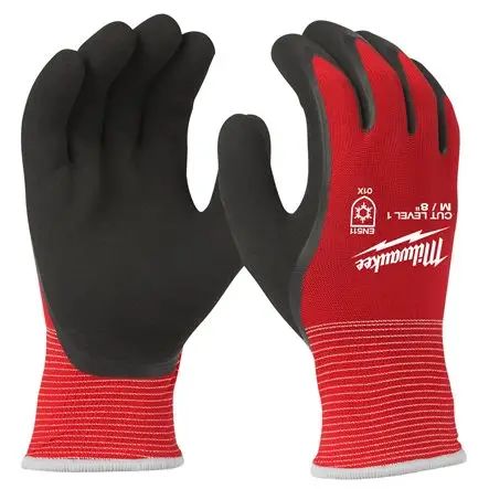 Aanbieding Milwaukee Accessoires 4932479705 Gedipte winter werkhandschoenen snijklasse 1/A - 7/S - 12 paar