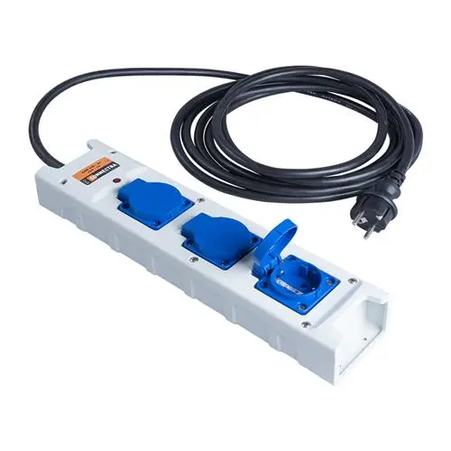 Aanbieding Connectra 46.476.05 Contactblok nylon 3-voudig - 5m - H07RN-F - 3 G 1,5 mm虏