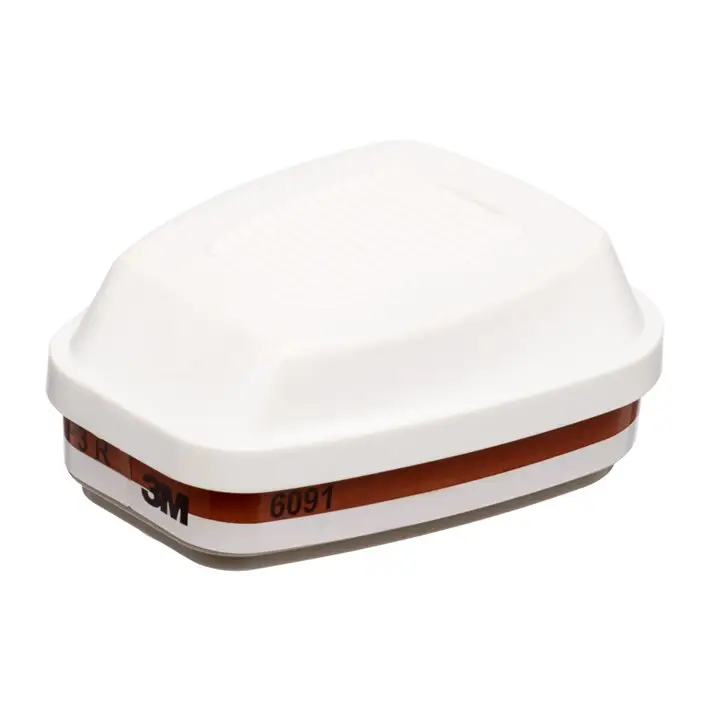 3M 1.21.36.091.00 6091 Gas-, damp- en stoffilter A1P3 R 2 stuks Luxe