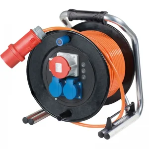 Aanbieding Schwabe 20753 CEE Kabelhaspel Massief Rubber 230V/16A IP54 H07BQ-F 5x2,5 30m